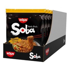 NISSIN Soba Wok Style Classic Flavoured Instant Noodles, 109 g Packet (Pack of