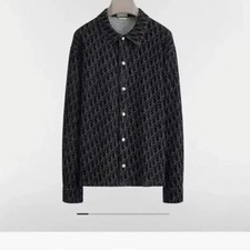 Dior Oblique Velvet Denim Shirt Jacket Size 50 Official Sold Out 