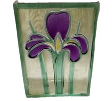 Vintage 1980 s Textured Iris Romanian Vase COLLECTOR ITEM 6x4x8” SUPERB QUALITY