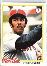 1978 Topps - #720 Fergie Jenkins Boston Red Sox (VG - EX)