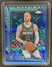 2025-26 Topps Chrome Donte DiVincenzo Blue X-Fractor Refractor #145 Timberwolves