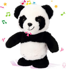 Talking Panda Repeats What You Say Electric Walking Singing Stuffed Animal Inter
