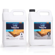TotalBoat Table Top Epoxy Resin Kit - 2 Gallon Crystal Clear Epoxy with High