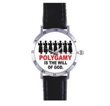 POLYGAMY IS THE WILL OF GOD WATCH: MORMON,JOSEPH SMITH,BRIGHAM,RARE COLLECTIBLE!