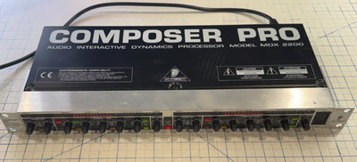 Behringer Composer Pro MDX 2200 Audio Interactive Dynamics Processor W/ Power