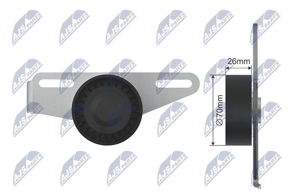 Fits NTY RNK-RE-021 PULLEY IDLER V-BELT