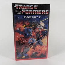 Vintage 1980s Transformers G1 Jigsaw Puzzle – Factory Sealed – Hasbro