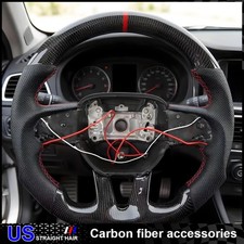 For Dodge Challenger Durango Srt 2015-24new.carbon Fiberheatedsteering Wheel