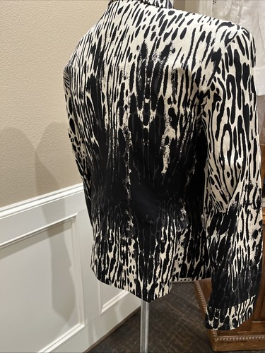 Samuel Dong Shirred Side Blazer Jacket Sz L - Picture 6 of 10