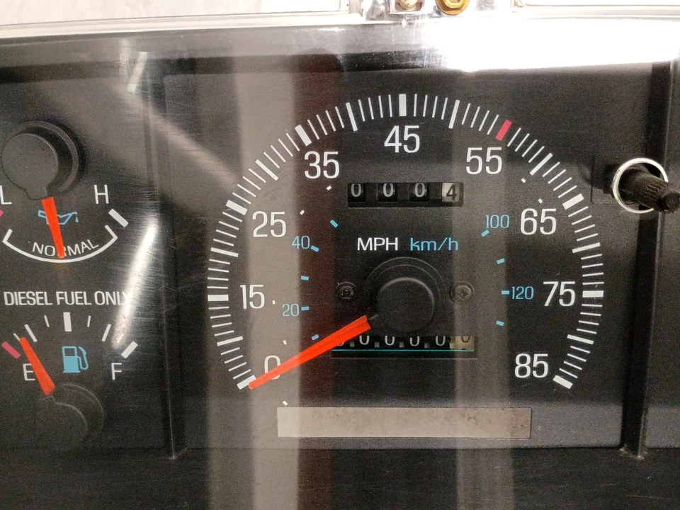 87-91 柴油 Tach 规格簇翻新 F150 F250 F350 野马 — 第 3/4 张图片