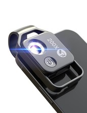 Phone Microscope with CPL Lens/LED Light, Nano Zoom 200X Pocket Microscope Ca...