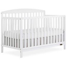 Odelle 5-in-1 Convertible Crib Toddler Day Kids Full Bed White