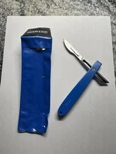 Vintage MARTOR Blue Folding Utility Knife, Solingen Germany 