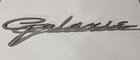 Vintage Metal Ford Galaxie 1960s Script Nameplate Emblem Badge Logo Tag RARE