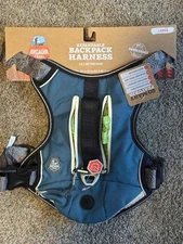 Arcadia Trail Dog Harness Size Large New NWT Blue Benefits Charity