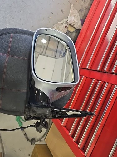 15 16 Audi Q5 SQ5 Left Door Mirror Power Fold Memory Blind Spot Black 17 Wire