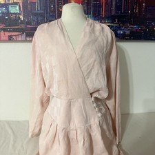 SK & Company Dress 100% Silk Pink Vintage Size 10 