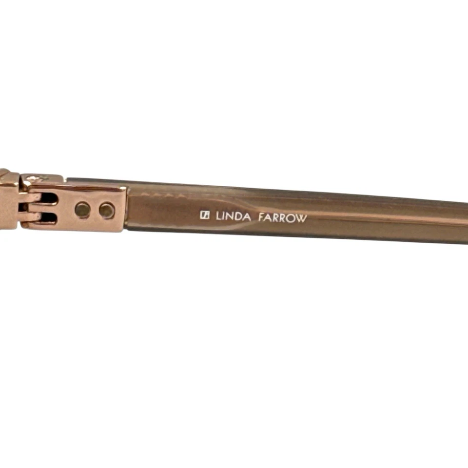 Linda Farrow Sunglasses Rose Gold  LFL/162/8 63 14 145 With Case - Image 4 of 4