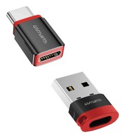 4smarts USB-C to USB-A Data Blocker Adapter Set of 2 Cable/Adapter 541615