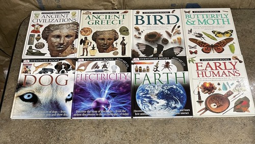DK Books (Lot of 42) Eyewitness Science History Art Animals Homeschool Set - Imagen 4 de 8
