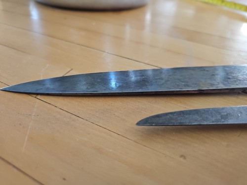 Coltello da chef Sabatier 4 stelle elefante lama Francia vintage leggi - Foto 12 di 20