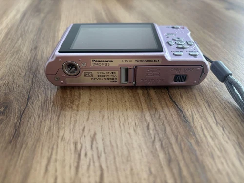 Panasonic LUMIX DMC-FS3 Pink Digital Camera - Used, Fully Functional - Picture 5 of 6