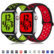 Sport Band for Apple Watch 45mm 44mm 41mm 40mm Silicone Strap iWatch Bracelet