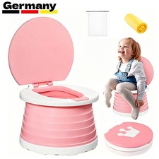 Lernt&ouml;pfchen Kinder Toilette Faltbar Toilettensitz T&ouml;pfchen Toilettentrainer NEU