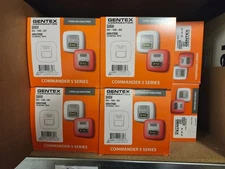 Gentex #GHSW, Fire Alarm Horn/Strobe, 24 VDC, LED, Wall/Ceiling Mt, White.