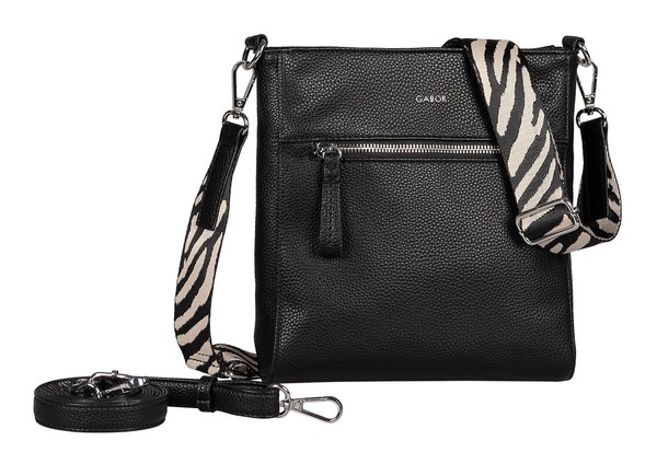 Gabor Silena Cross Bag S UmhäNgetasche Tasche Animal Black Schwarz Neu-image