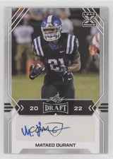 2022 Leaf Draft Auto Mataeo Durant #BA-MD1 Auto 10mx