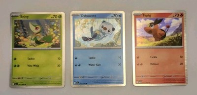 Pokémon SV: Black Bolt & White Flare Poster Collection Holo Promo Three Card Set