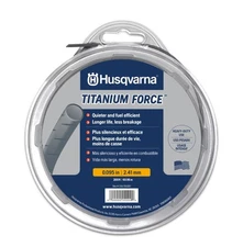 Husqvarna Titanium Force 0.095-Inch, 140-Foot Spooled String Trimmer Line