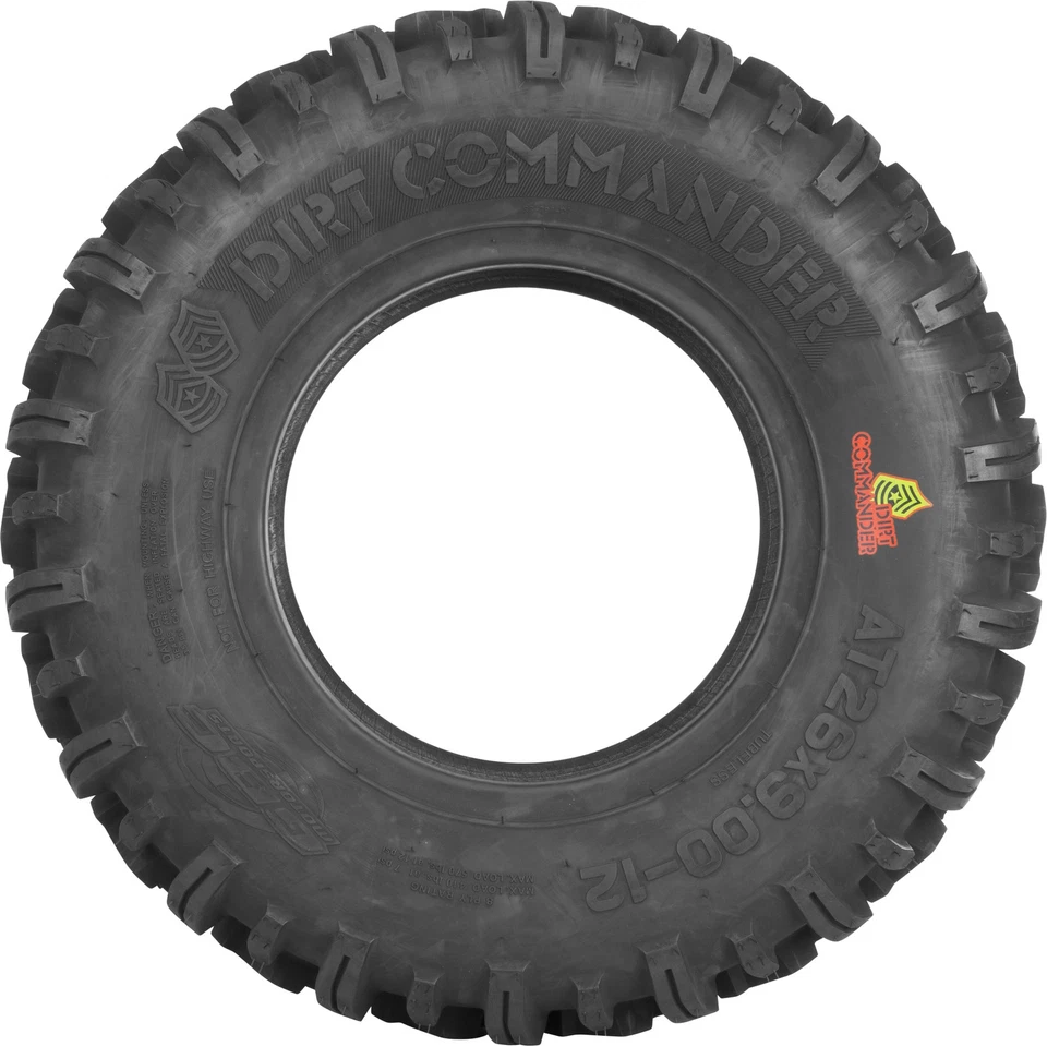 Dirt Commander Front or Rear Tire 25x10-12 8-Ply w/28/32" Tread GBC AE122510DC - Image 2 of 2