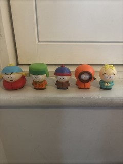 Set Of 5 South Park Figures Cartman Kyle Stan Kenny Butters