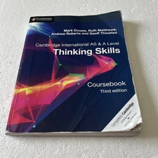 Cambridge International As/A Level Thinking Skills Coursebook by Mark Dawes Acpt