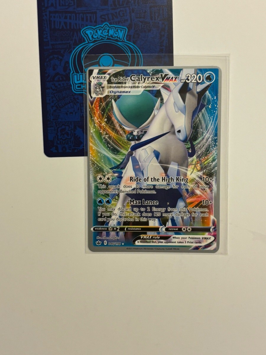 Ice Rider Calyrex Vmax 046/198 Pokemon World Champions Chilling