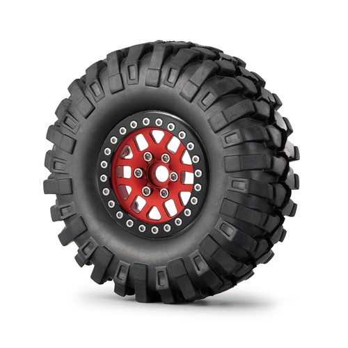 4PC 1.9'' Metal Alloy Beadlock Wheel Rims Hubs + 108mm Tires for 1/10 RC Crawler - Picture 60 of 98