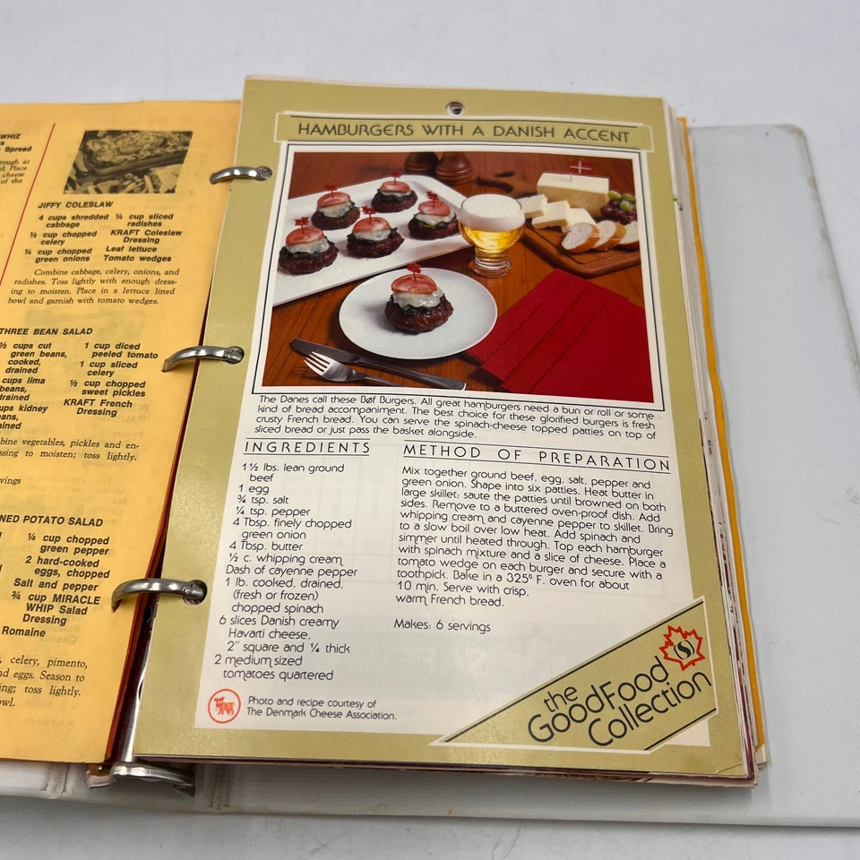 Vintage Canada Safeway Good Food 60s 70s Binder with Leaflets Recipes Cookbook - Image 4 of 4