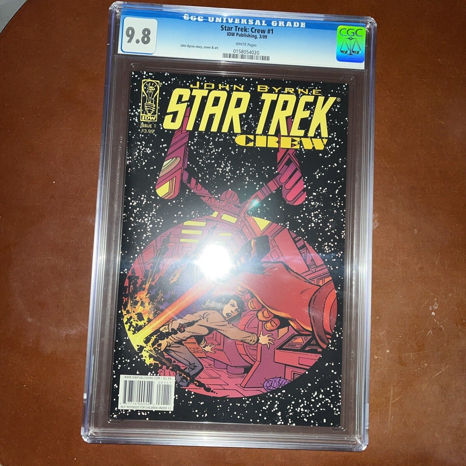 Star Trek: Crew 1 CGC 9.8 3/09 Writer, Artist & Cover- John Byrne {CGCB4}