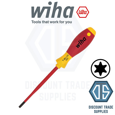 Wiha 36537 TORX T15 x 100 mm Schraubendreher SoftFinish elektrisch SlimFix 10117