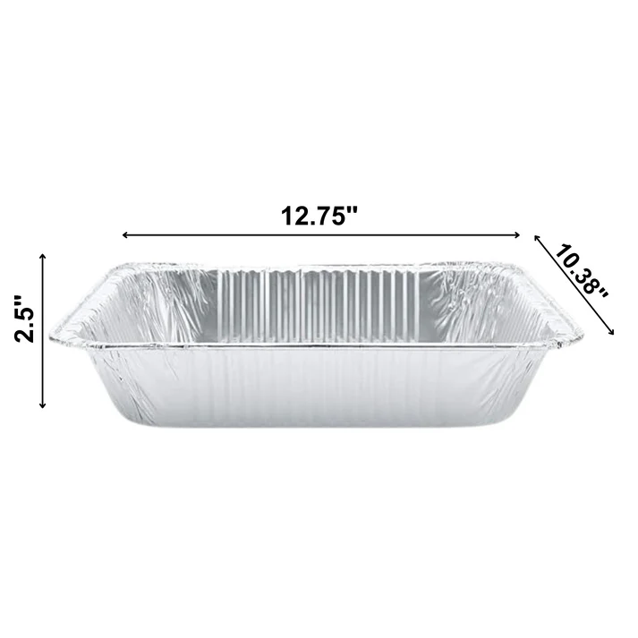 vezee-9x13-disposable-aluminum-pans-half-size-deep-for-baking-100-pack