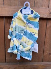 Duck Duck Goose Baby Robe 0-9 Months New Dinosaur