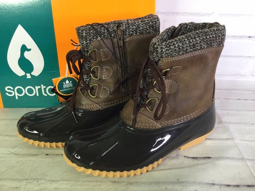 Sporto Lila Duck Boots Ankle Cuffed 