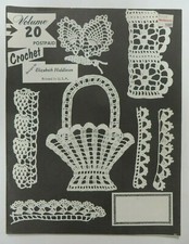 Vintage Vol. 20 Elizabeth Hiddleson Crochet Pattern Book Booklet Doilies Designs