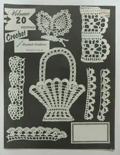 Vintage Vol. 20 Elizabeth Hiddleson Crochet Pattern Book Booklet Doilies Designs