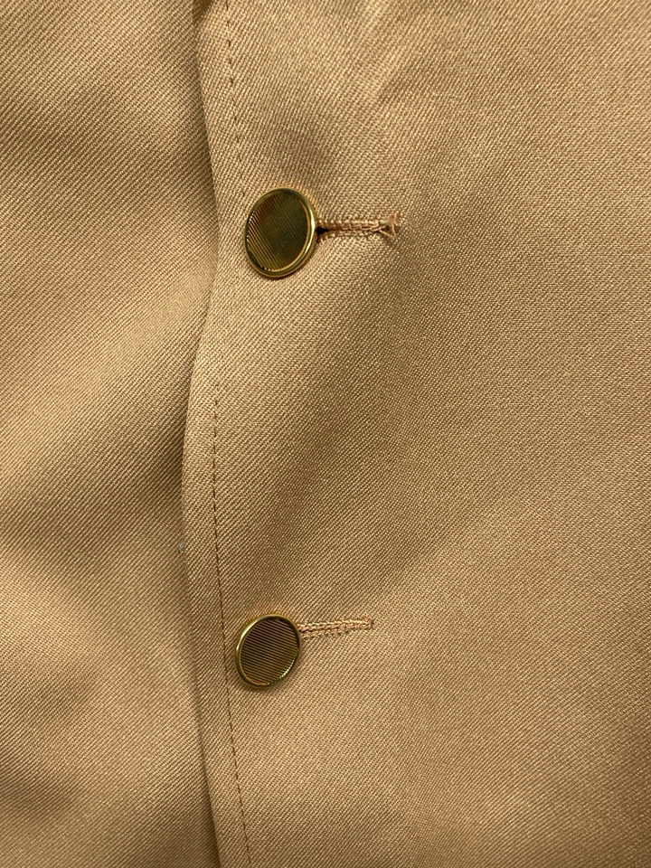 Blazer Haband Hombre’s 50 Marrón Camel 2 Botones Abrigo Deportivo Vintage Clásico Poliéster Foto 2 de 4