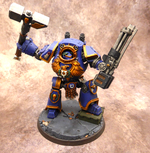Warhammer 40k Space Marines Ultramarines Contemptor Dreadnought Well Painted - Picture 2 of 9