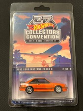 Hot Wheels 2023 Convention - 1993 Ford Mustang Cobra R - Orange - 792 Of 6200