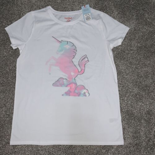 NWT Girl’s Cat & Jack Unicorn Tee T Shirt Size XXL 18 - 第 1/1 張圖片